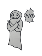 Mushitorigami Grim Reaper sticker #5417553