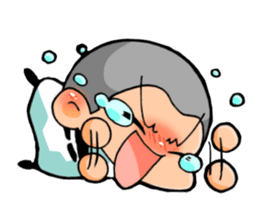 Baseball players and Mom sticker #5418011