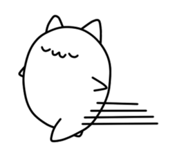 cat sleep sticker #5418273