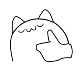 cat sleep sticker #5418287
