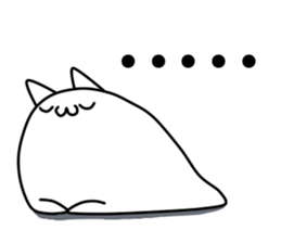 cat sleep sticker #5418290