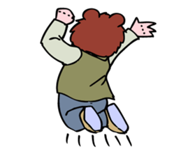 What is little bear thinking? sticker #5418496