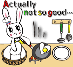 USEFUL CHATTING PHRASE WITH CHEF RABBIT3 sticker #5419029