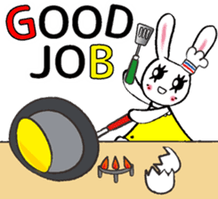 USEFUL CHATTING PHRASE WITH CHEF RABBIT3 sticker #5419033