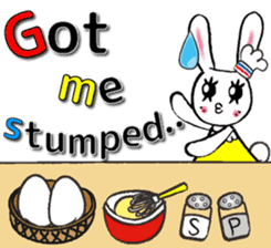 USEFUL CHATTING PHRASE WITH CHEF RABBIT3 sticker #5419037
