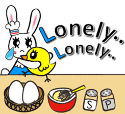 USEFUL CHATTING PHRASE WITH CHEF RABBIT3 sticker #5419040