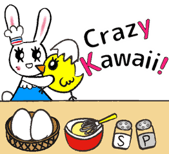 USEFUL CHATTING PHRASE WITH CHEF RABBIT3 sticker #5419041
