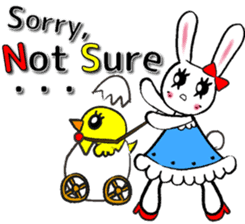 USEFUL CHATTING PHRASE WITH CHEF RABBIT3 sticker #5419042