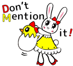 USEFUL CHATTING PHRASE WITH CHEF RABBIT3 sticker #5419045