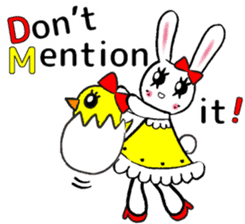 USEFUL CHATTING PHRASE WITH CHEF RABBIT3 sticker #5419045