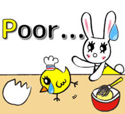 USEFUL CHATTING PHRASE WITH CHEF RABBIT3 sticker #5419048