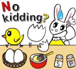 USEFUL CHATTING PHRASE WITH CHEF RABBIT3 sticker #5419050