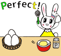 USEFUL CHATTING PHRASE WITH CHEF RABBIT3 sticker #5419054