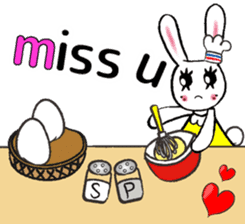 USEFUL CHATTING PHRASE WITH CHEF RABBIT3 sticker #5419055