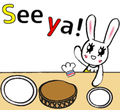 USEFUL CHATTING PHRASE WITH CHEF RABBIT3 sticker #5419058