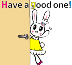USEFUL CHATTING PHRASE WITH CHEF RABBIT3 sticker #5419061