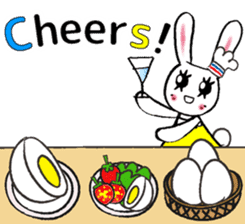 USEFUL CHATTING PHRASE WITH CHEF RABBIT3 sticker #5419065