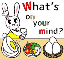 USEFUL CHATTING PHRASE WITH CHEF RABBIT3 sticker #5419066
