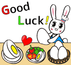 USEFUL CHATTING PHRASE WITH CHEF RABBIT3 sticker #5419067