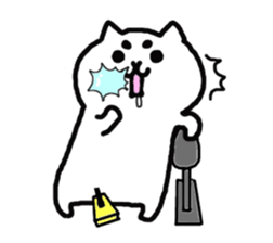 Speaking Japanese cat 5 sticker #5419112