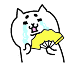 Speaking Japanese cat 5 sticker #5419114