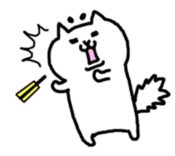 Speaking Japanese cat 5 sticker #5419119