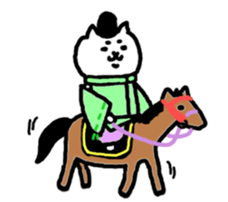 Speaking Japanese cat 5 sticker #5419123