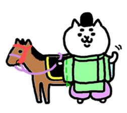 Speaking Japanese cat 5 sticker #5419124