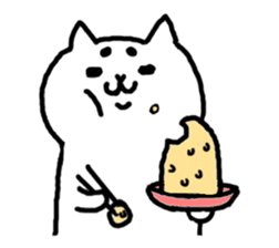 Speaking Japanese cat 5 sticker #5419129