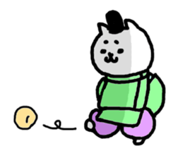 Speaking Japanese cat 5 sticker #5419132