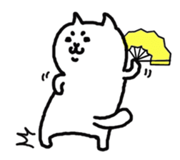 Speaking Japanese cat 5 sticker #5419137