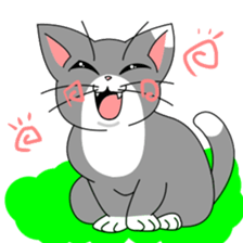 Daily tabby cat sticker #5419192
