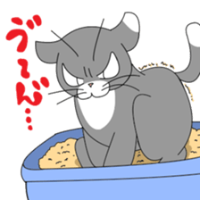 Daily tabby cat sticker #5419213