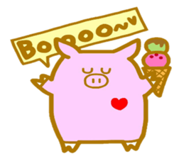 Pigret Boo! sticker #5419898