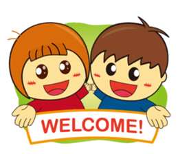 Little Boy & Girl sticker #5420272