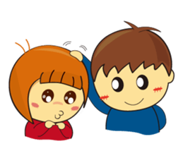 Little Boy & Girl sticker #5420281