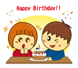 Little Boy & Girl sticker #5420283