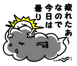 Funny weather stickers sticker #5420827