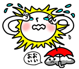 Funny weather stickers sticker #5420835