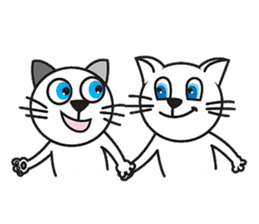 Cute Kitten Brothers sticker #5421131