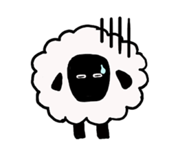 with the sheep's message. sticker #5421424