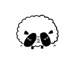 with the sheep's message. sticker #5421426