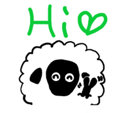 with the sheep's message. sticker #5421432