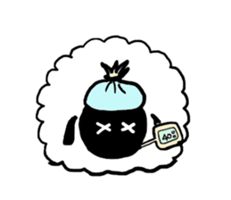 with the sheep's message. sticker #5421433