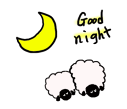 with the sheep's message. sticker #5421436