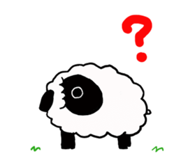 with the sheep's message. sticker #5421439