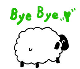 with the sheep's message. sticker #5421442