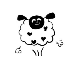 with the sheep's message. sticker #5421456