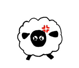 with the sheep's message. sticker #5421457