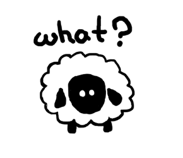with the sheep's message. sticker #5421458